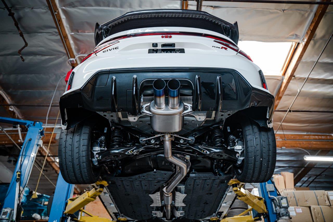 REMARK TITANIUM CATBACK EXHAUST + SUS304 FRONT PIPE - HONDA CIVIC TYPE R FL5 [2023+]