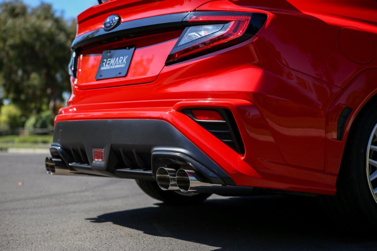 R.M.K CARBON FIBER EXHAUST FINISHER - SUBARU WRX VB [2022+]