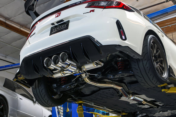 REMARK SPORTS TOURING TRIPLE TIPS CATBACK EXHAUST + FRONT PIPE - HONDA CIVIC TYPE R FL5 [2023+]
