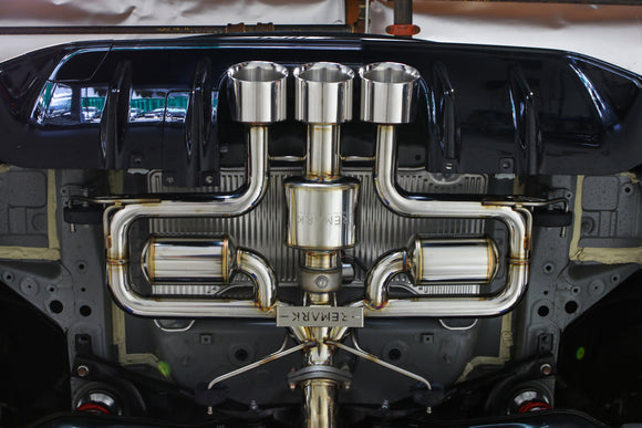 REMARK SPORTS TOURING TRIPLE TIPS CATBACK EXHAUST + FRONT PIPE - HONDA CIVIC TYPE R FL5 [2023+]