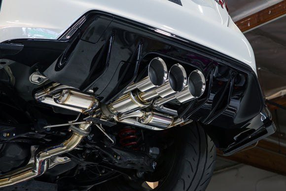 REMARK SPORTS TOURING TRIPLE TIPS CATBACK EXHAUST + FRONT PIPE - HONDA CIVIC TYPE R FL5 [2023+]