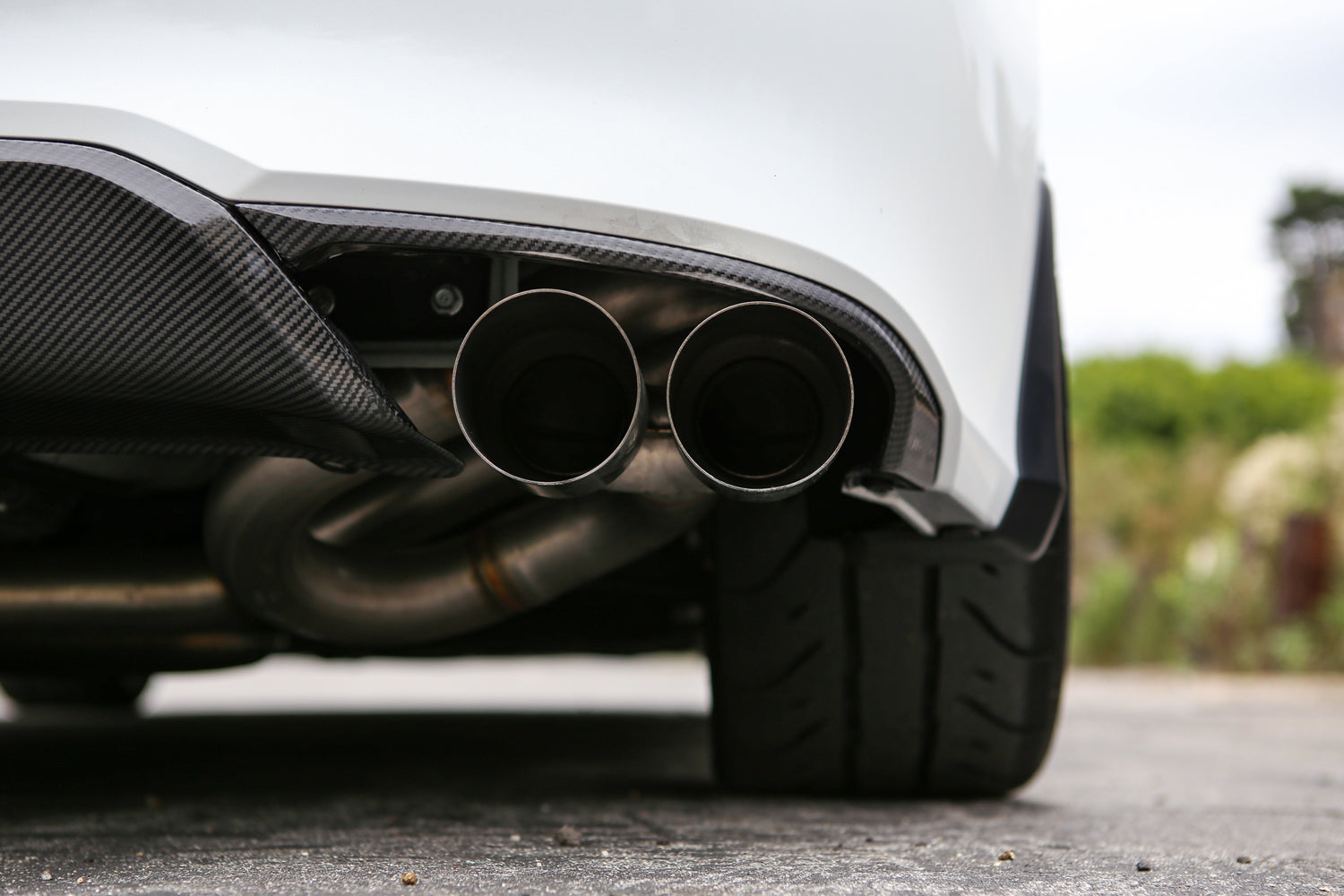R.M.K CARBON FIBER REAR DIFFUSER - HONDA CIVIC HATCHBACK [2022+]